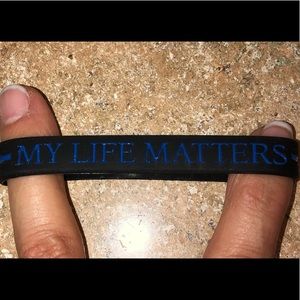 “My Life Matters” bracelets. Unisex.